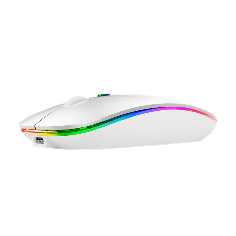 MOUSE INALAMBRICO RECARGABLE BLANCO