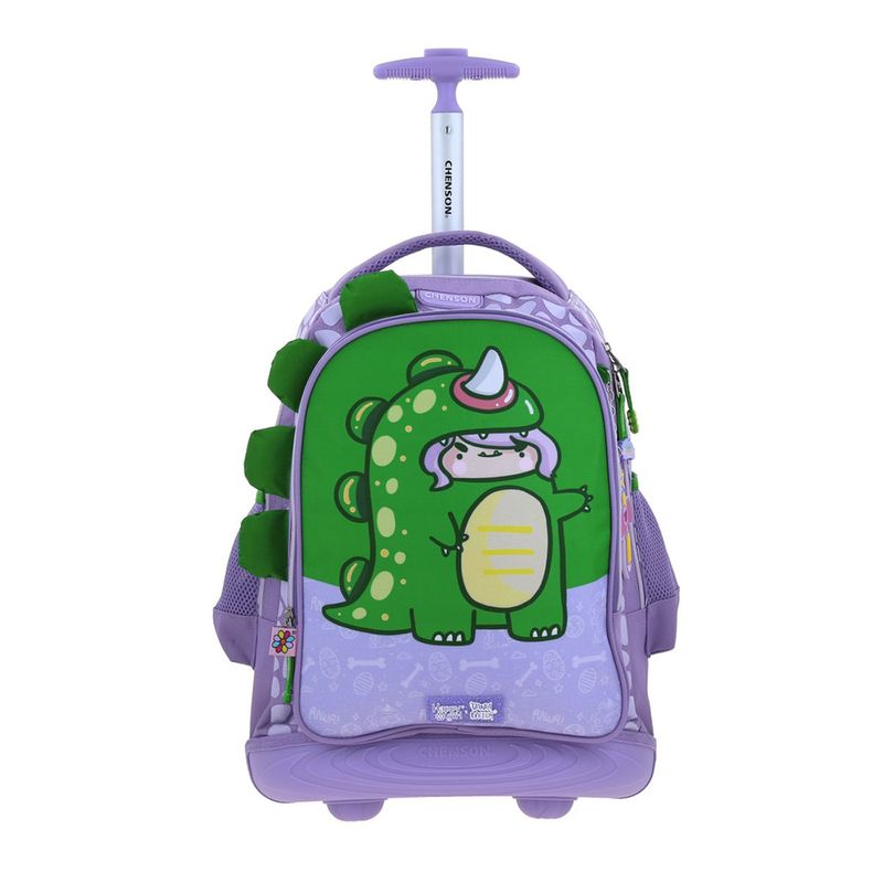 MOCHILA CON RUEDAS PRIMARIA VANIA BACHUR SUUPEER GIRL CHENSON