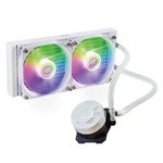 Enfriamiento Líquido para CPU Cooler Master MasterLiquid 240L Core ARGB 240mm Compatible S 1200 1700 AM4 AM5 Blanco