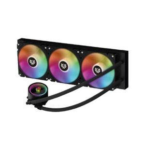 Enfriamiento Líquido Balam Rush 360 Hydrox Pro Hx30 Para Cpu 2400Rpm 3Fan 120 Mm Pwm/4 Pines/Conector Aura Negro Akcdiiab003