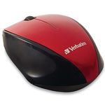 65562 - Mouse VERBATIM Inalambrico BlueLED - Rojo