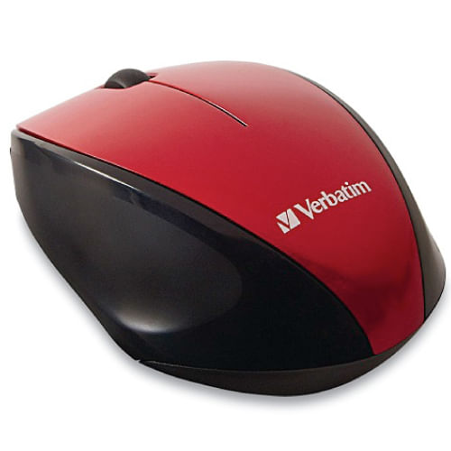 65562 - Mouse VERBATIM Inalambrico BlueLED - Rojo