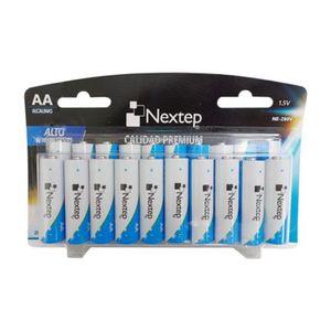 Pilas Nextep Aa Alcalinas Lr6 1.5V C/20 Piezas Nxcpilab002