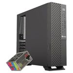 Gabinete Oficina Mince Slim ITX Stylos 4xUSB 20 2xUSB 30 1xTipo C Puerto 35mm con Fuente de Poder 550W
