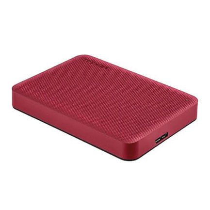 Disco Duro Externo Toshiba Canvio Advance V10 4TB 25" USB 32 Gen 1 Color Rojo para Windows/Mac