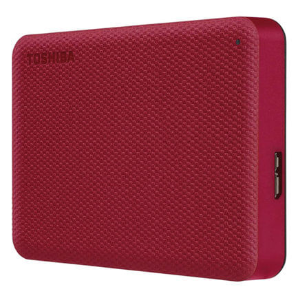 Disco Duro Externo Toshiba Canvio Advance V10 4TB 25" USB 32 Gen 1 Color Rojo para Windows/Mac
