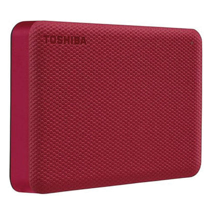 Disco Duro Externo Toshiba Canvio Advance V10 4TB 25" USB 32 Gen 1 Color Rojo para Windows/Mac