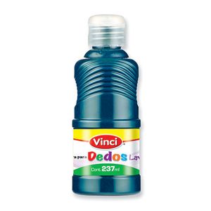 Pintura Para Dedos Lavable Vinci 237 Ml Azul Turquesa Dxppitab044