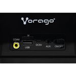 BARRA DE SONIDO PORTATIL VORAGO BSP-450 BT/TF/AUX 35MM/USB/COAXIAL RGB TIPOC 2x5W RMS CONTROL REMOTO