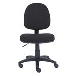 Silla Basica Nextep de Altura Ajustable Tela Negro Base Giratoria