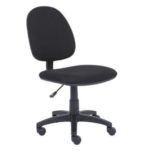 Silla Basica Nextep De Altura Ajustable Tela Negro Base Giratoria Nxpaccau010