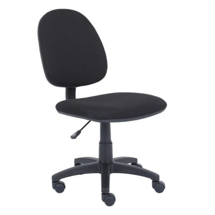 Silla Basica Nextep de Altura Ajustable Tela Negro Base Giratoria