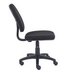 Silla Basica Nextep de Altura Ajustable Tela Negro Base Giratoria