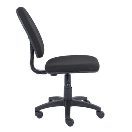 Silla Basica Nextep de Altura Ajustable Tela Negro Base Giratoria