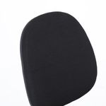 Silla Basica Nextep de Altura Ajustable Tela Negro Base Giratoria
