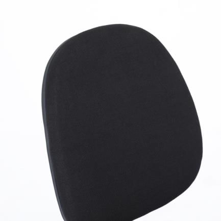Silla Basica Nextep de Altura Ajustable Tela Negro Base Giratoria