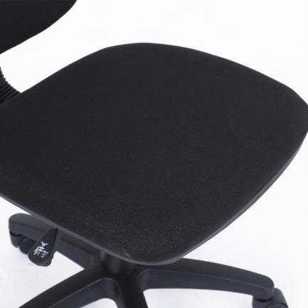 Silla Basica Nextep de Altura Ajustable Tela Negro Base Giratoria