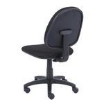 Silla Basica Nextep de Altura Ajustable Tela Negro Base Giratoria