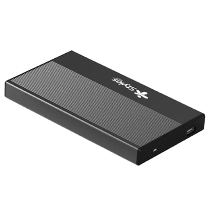 Enclosure Gabinete Stylos 25 para SSD/HDD Negro
