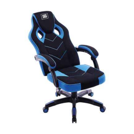 Silla Gamer Vorago Start The Game CGC301 Reclinable Soporta 120Kg Máx Color Negro-Azul