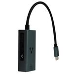 Adaptador Vorago ADP-210 Tipo C a Ethernet RJ45 1GBPS 200mm Color Negro