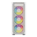 Gabinete Gamer Balam Rush Media Torre Dragonfly II Crystal GM745 ATX Panel Izq /Frente Cristal USB 30/4xFan RGB Blanco