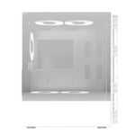 Gabinete Gamer Balam Rush Media Torre Dragonfly II Crystal GM745 ATX Panel Izq /Frente Cristal USB 30/4xFan RGB Blanco