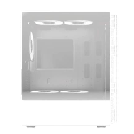 Gabinete Gamer Balam Rush Media Torre Dragonfly II Crystal GM745 ATX Panel Izq /Frente Cristal USB 30/4xFan RGB Blanco