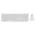 Kit Teclado y Mouse Logitech MK950 Inalambrico off white
