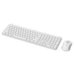 Kit Teclado y Mouse Logitech MK950 Inalambrico off white