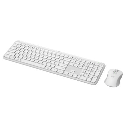 Kit Teclado y Mouse Logitech MK950 Inalambrico off white