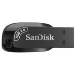 Memoria USB SanDisk Ultra Shift 32GB USB-A 30 Lectura 100MBs Negro