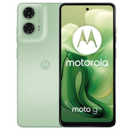 Smartphone Motorola G24 656" Mediatek 128GB/4GB Cámara 50MP+2MP/8MP Helio G85 Android 14 Color Verde