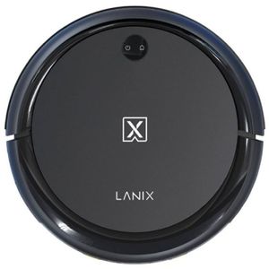 Robot Limpiador Lanix Lxcrg 350X80Mm Giroscopio 90-100Min Limpieza Wifi 2.4Ghz Sensores Obstáculos Y Caída  Lxcaccaf003