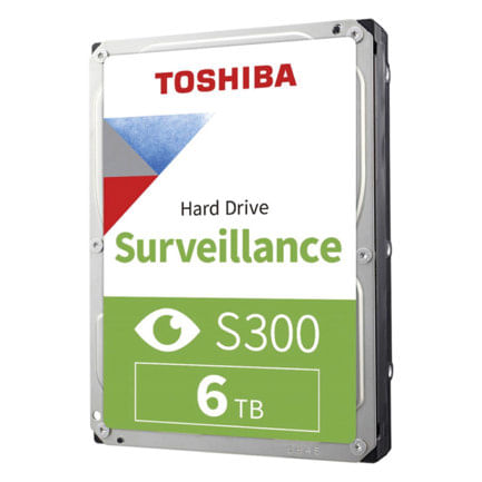 64416 - Disco Duro Toshiba S300 Surveillance 3 5" 6TB SATA 6 Gbit/s 256MB Caché para Videovigilancia