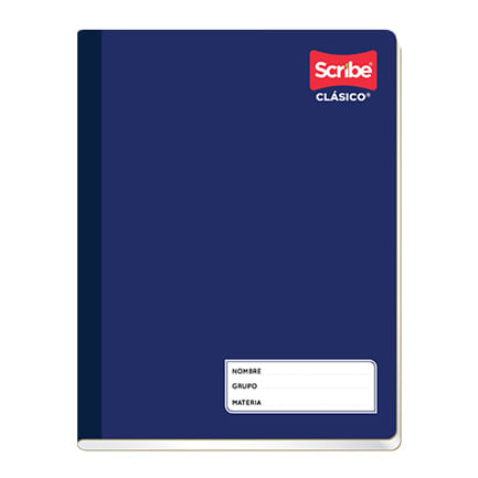 CUADERNO SCRIBE FRANCES C7 100 HJS pasta semirigida