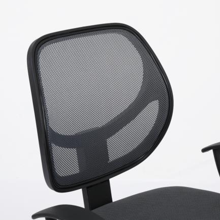 Silla-Secretarial-Nextep-de-Altura-Ajustable-Tela-Gris-Base-Giratoria