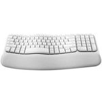 Teclado Inalámbrico Logitech Wave Keys Alcance 10 m Color Blanco