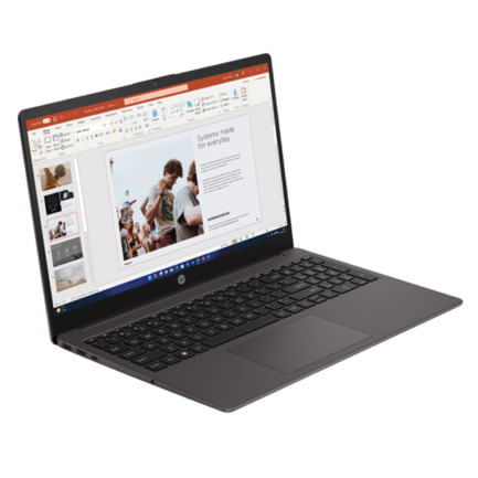 Laptop HP 255 G10 156" AMD RYZEN 5 7520U 512GB SSD 8GB DDR4 Teclado Iluminado WIFI 6 + BT53 Windows11 Home 1-1-0 Gris