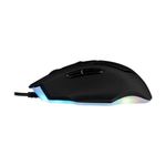 64489 - Mouse Vorago Start The Game MO-504 Iluminación RGB Software Configurable Hasta 6400dpi USB Negro