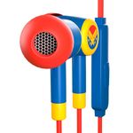 Audifonos XTech Cableados 35mm Capitan Marvel XTE-M100CM - Factor de forma  Intraaural - Color  Rojo y azul