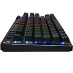 Teclado Logitech Pro X TKL Inalámbrico Iluminación RGB Recargable USB-A a USB-C Color Negro