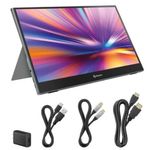 Monitor Steren 156" Touch Resolución 1920x1080 LCD IPS Portátil