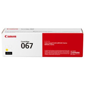 Cartucho De Tóner Canon 067 Rendimiento 1250 Páginas Amarillo Cactonab129