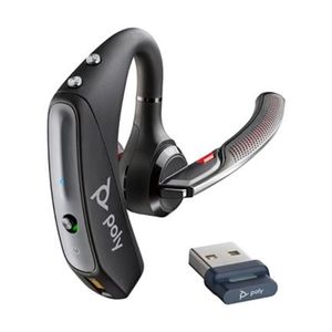 Audífonos Poly Voyager 5200 Usb-A Bluetooth Con Dongle Bt700 Negro Pyvaccay038