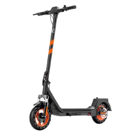 Patín Eléctrico Lanix Scooter LXES X14 Largo Alcance 500W Luces LED 10000 mAh Velocidad Max 25 Km/h Color Negro