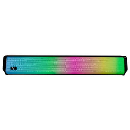 BOCINA VORAGO BSP-320 BLUETOOTH / 5Wx2 /  35MM / USB / ILUMINACION RGB / NEGRO