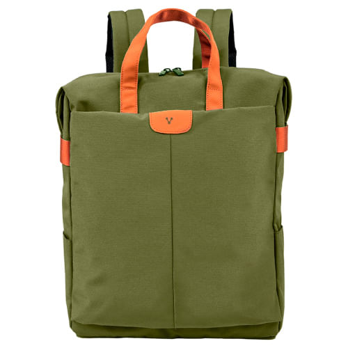 67184 - MOCHILA VORAGO BP-301 VINTAGE DOBLE USO LAPTOP 15 6 VERDE