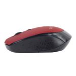 67093 - Mouse Óptico TechZone Inalámbrico 800 a 1600dpi Ajustable 3 Botones Ambidiestro Win/MAC Color Rojo