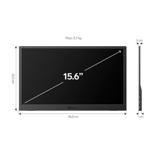 Monitor Steren 16" Portatil HDR para Laptop